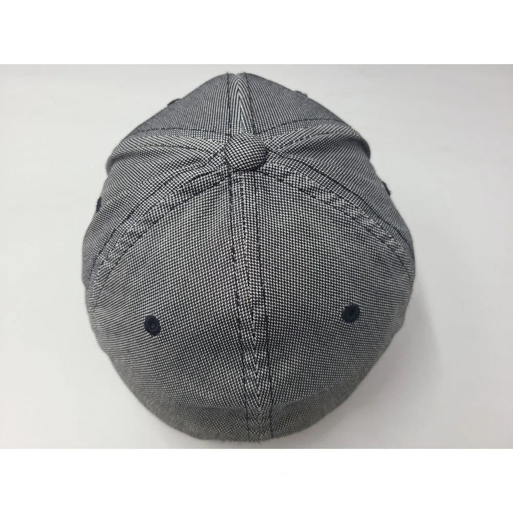 Hurley Flex Fitted (Seems M-L) Hat Cap Surf Skate Skateboard Logo Men Gray Black